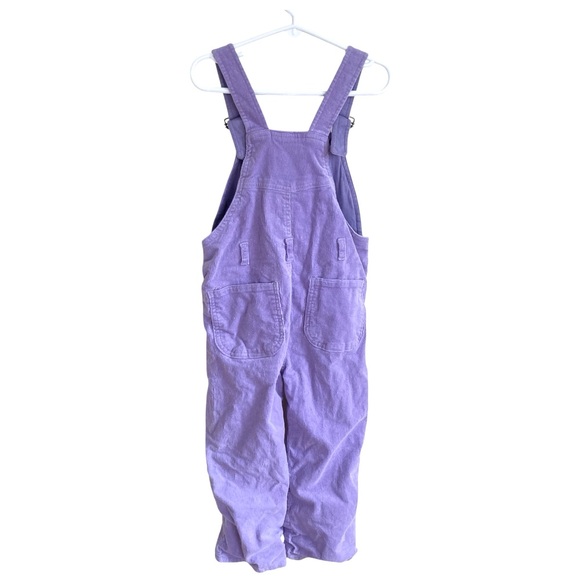 Dotty Dungarees 4 / 5 Lilac Corduroy Overalls - Picture 8 of 11